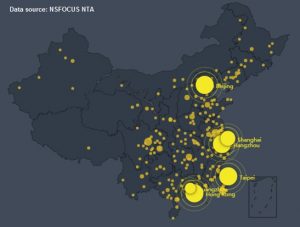 Figure 8 - Vulnerable device distribution in China